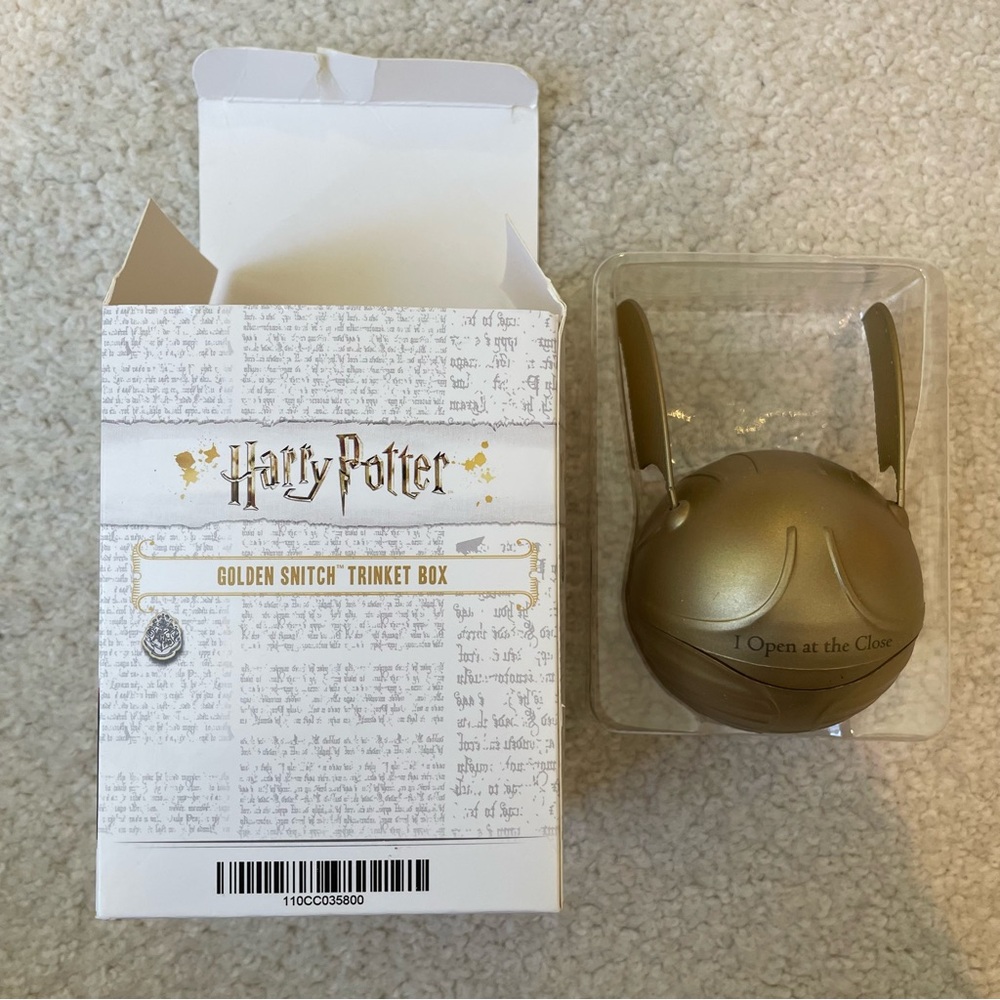 Harry Potter Loot Crate Golden Snitch Trinket Box